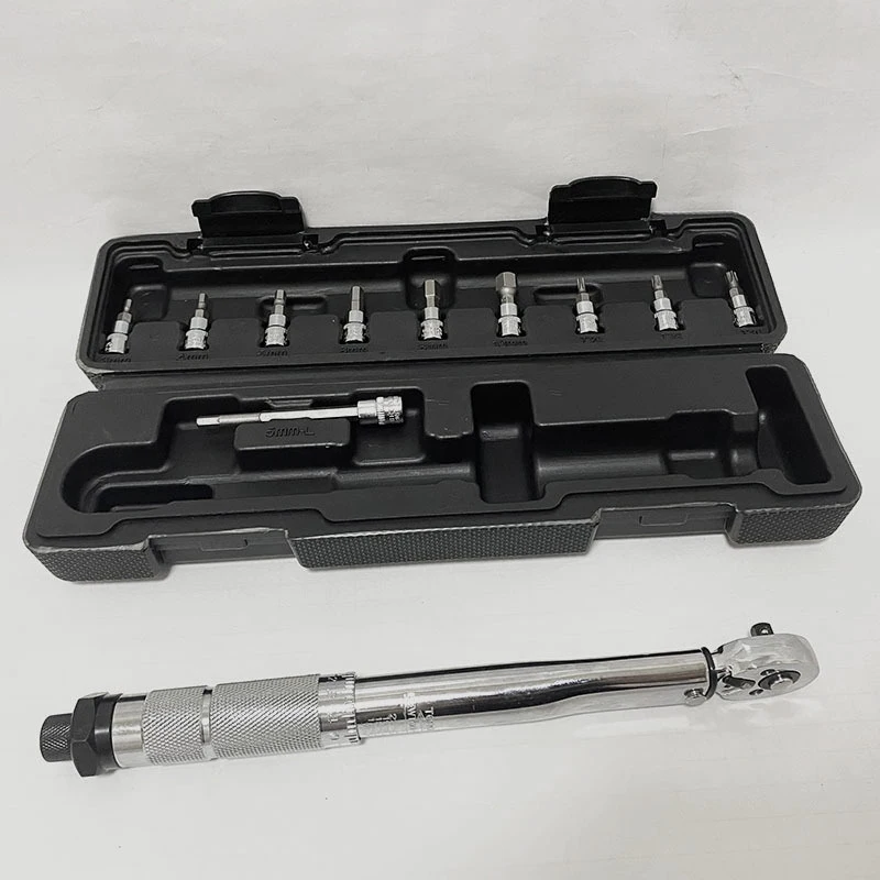 1/4 Inch Preset Torque Wrench 11 Piece Set Quick Release Ratchet Wrench AdjustableTorque Wrench For Motorcycle Car Repair  Tool