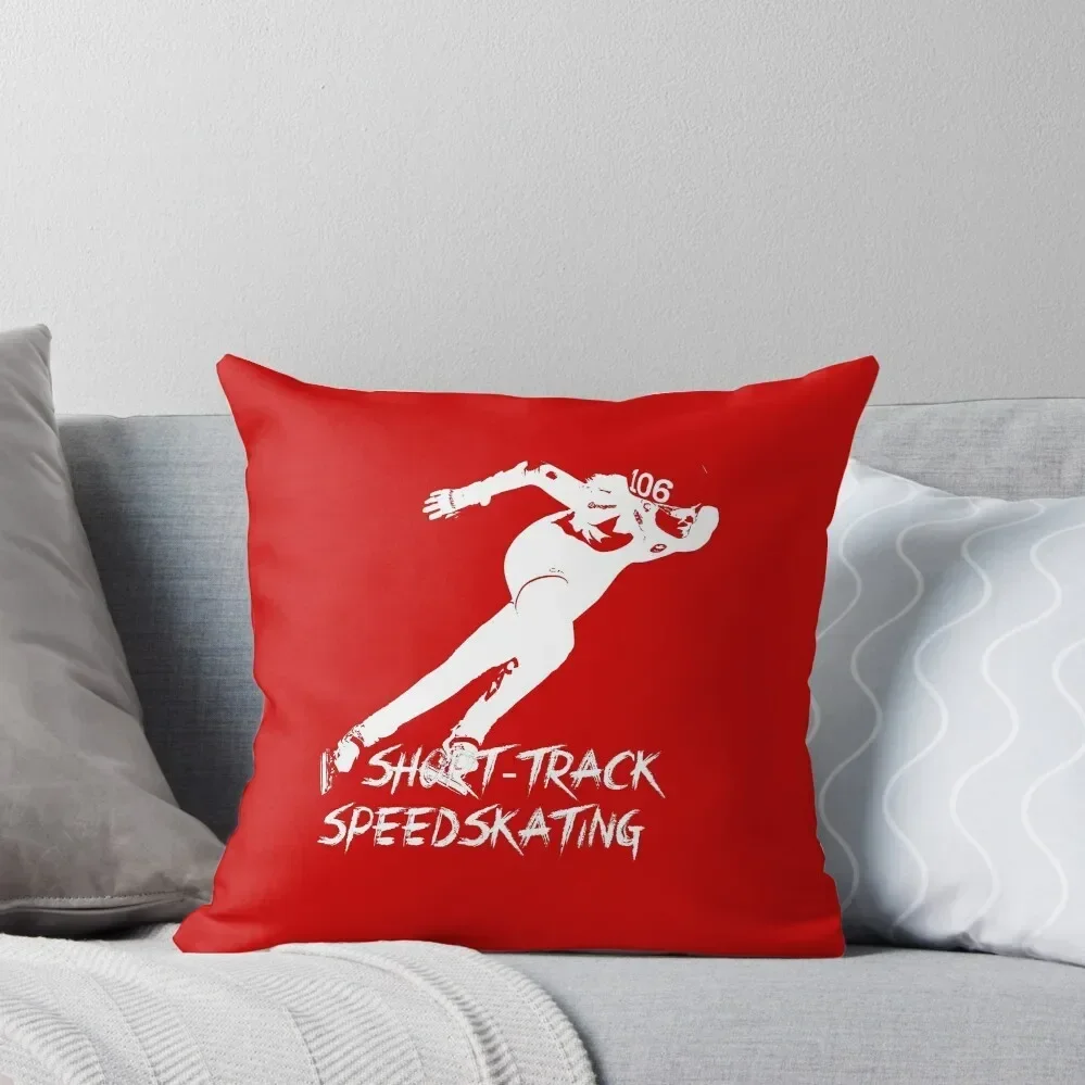 Short Track Speed Skating Throw Pillow Luxury Sofa Cushions Pillowcases Cushion Covers Sofa pillow