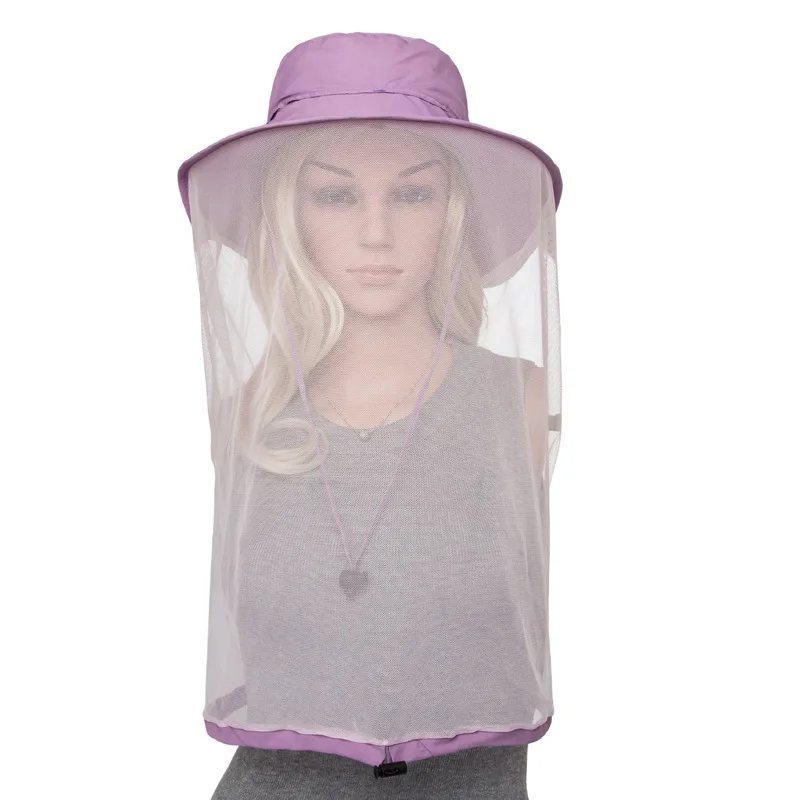 Summer outdoor quick-drying cap 360 anti-mosquito sunscreen breathable