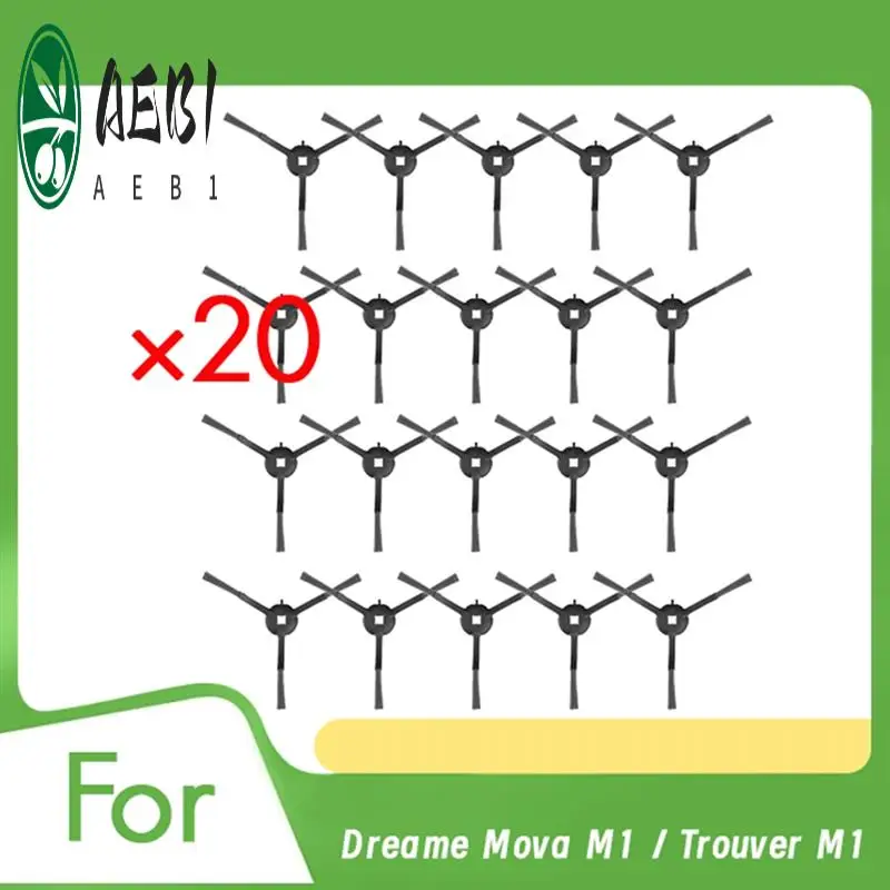 

AEB1-20 шт. Боковая щетка для Dreame Mova M1/Trouver M1 Замена деталей робота-пылесоса