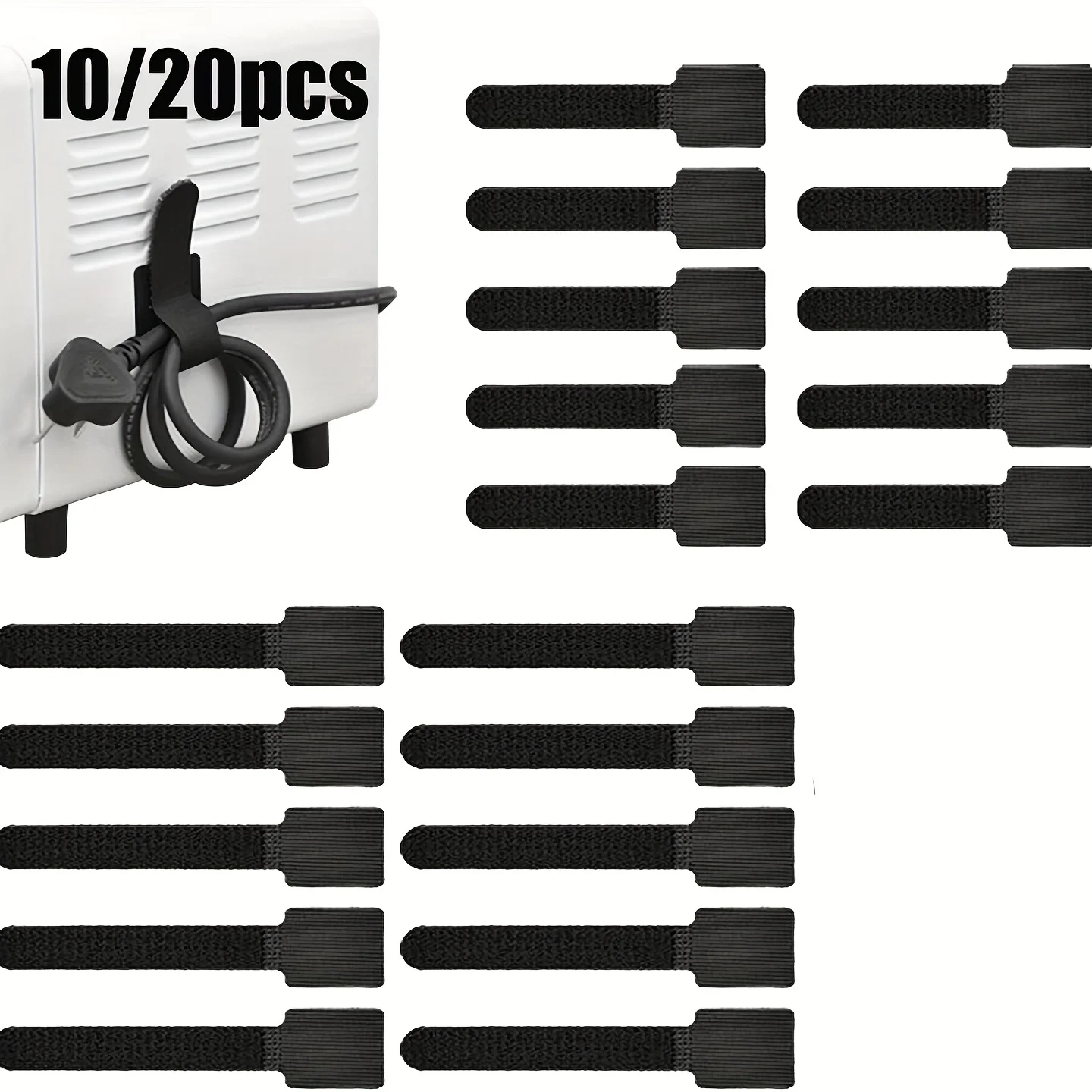Organizador de cables para electrodomésticos, soporte para cables de cocina, para licuadora, cafetera, freidora de aire, olla a presión y otros, 10-20 piezas