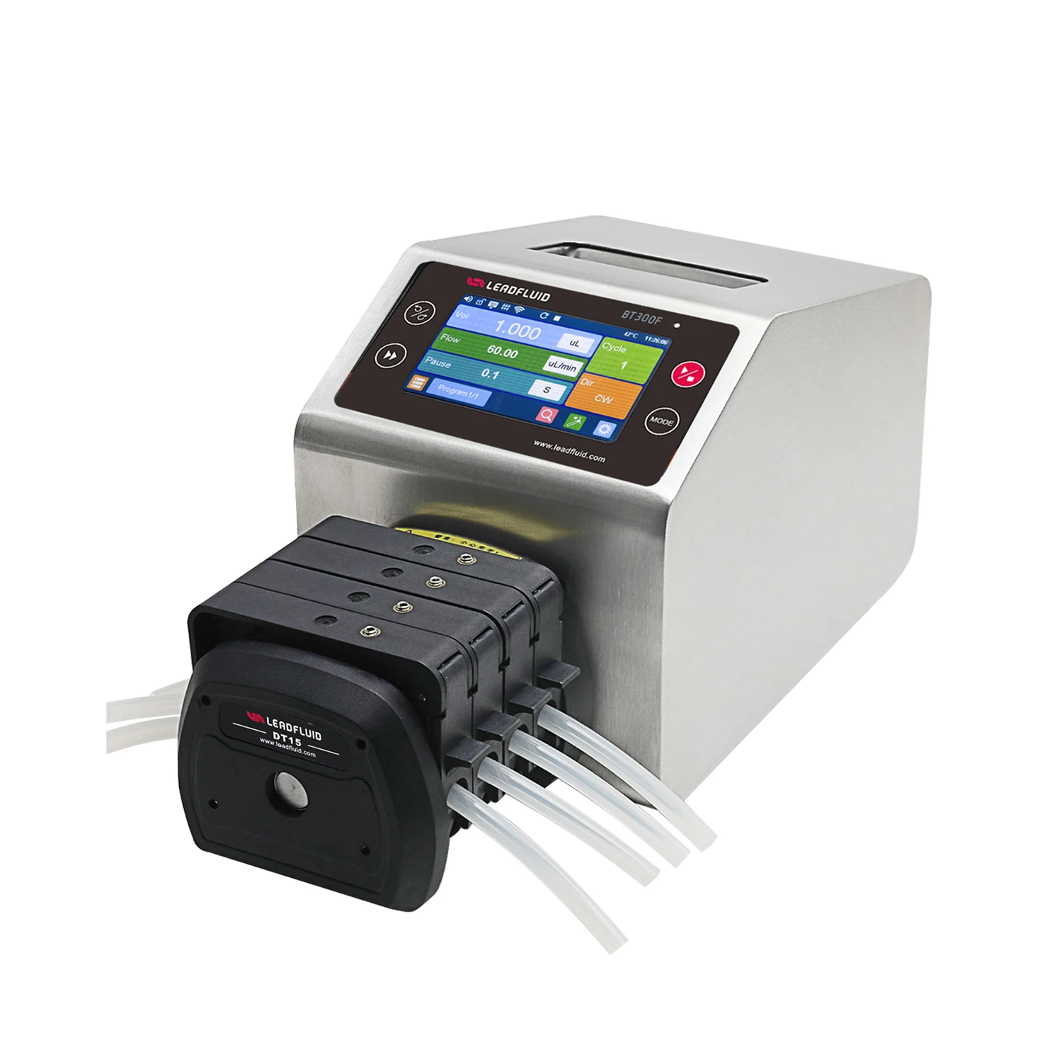 BT300F Stainless Steel Shell Syrup And Honey Filling Machine Automatic Filling Low Pressure Peristaltic Pump