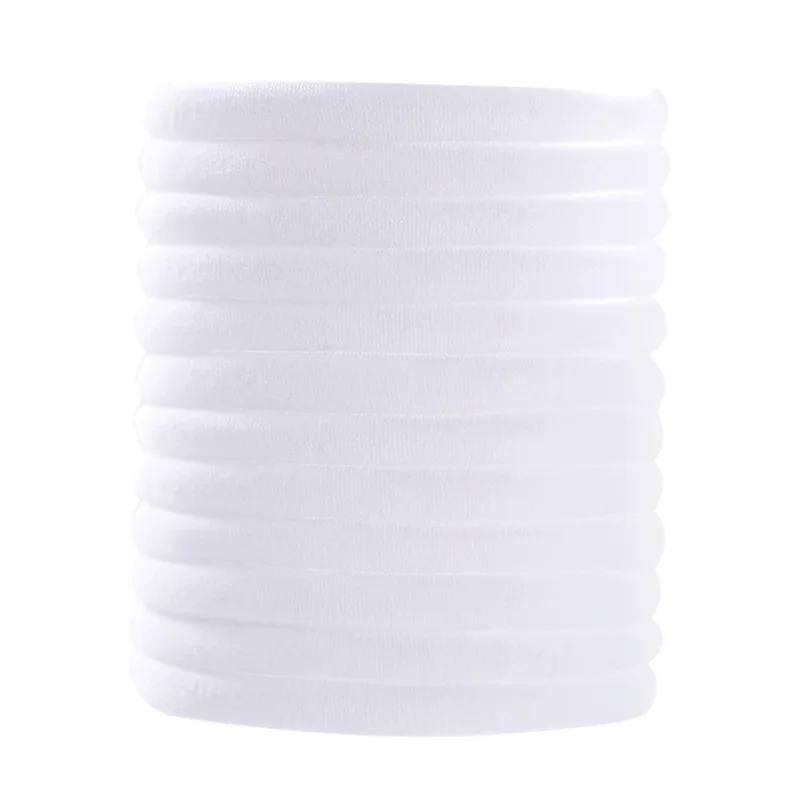 50 pezzi di fasce in nylon morbido per bambini ragazza accessori per capelli fai da te fascia per capelli elastica semplice per bambini accessorio per fascia per bambini