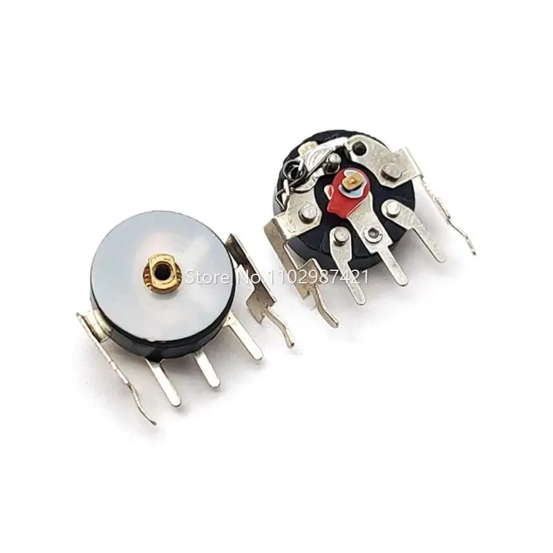 10 Piece RV12MM Straight Foot With Bracket With Switch Radio Potentiometer B500 Euro B5K B10K B50K B500K Volume