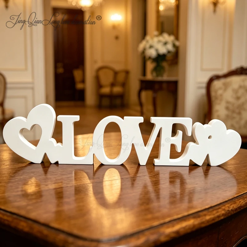Custom Name Stand-up Letters Wall Decor Love Sign for Valentine's Day Wedding Personalized Gifts Romantic Home Decor