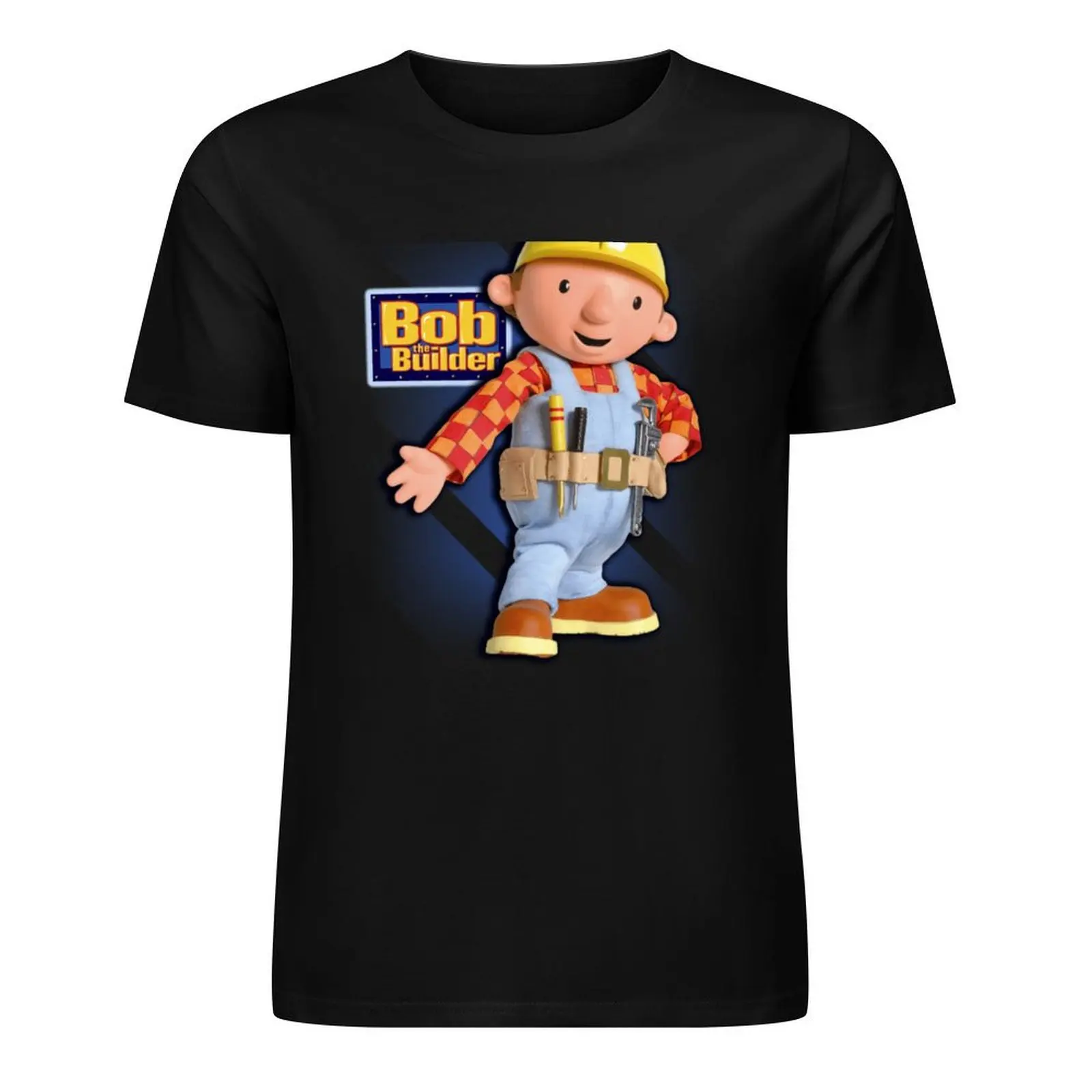 Bob The Builder with shadow T-Shirt baggy shirts oversized graphic tee mens clothing