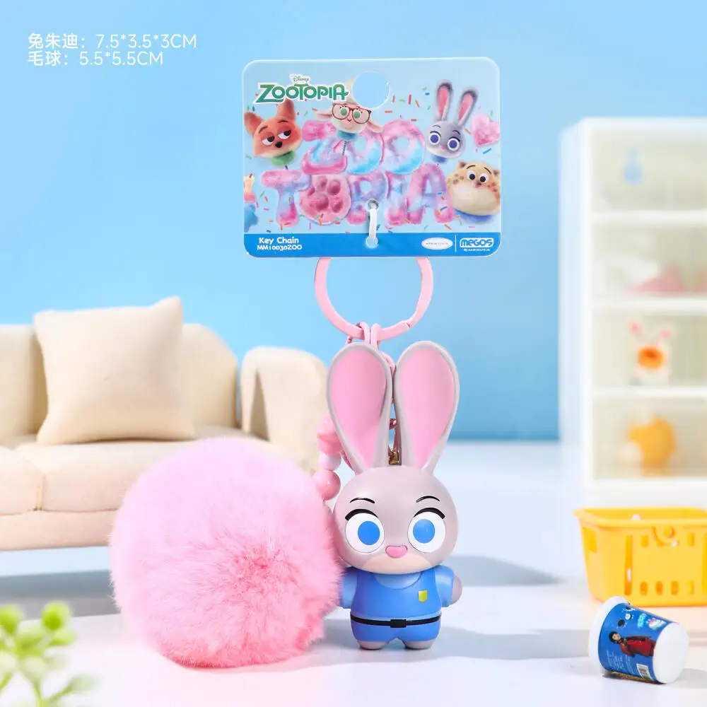 Disney Zootopia Cartoon Sloth Nick Wilde Judith Hopps Plush Ball Backpack Hanging Ornaments Car Keychain Boy Girl Christmas Gift