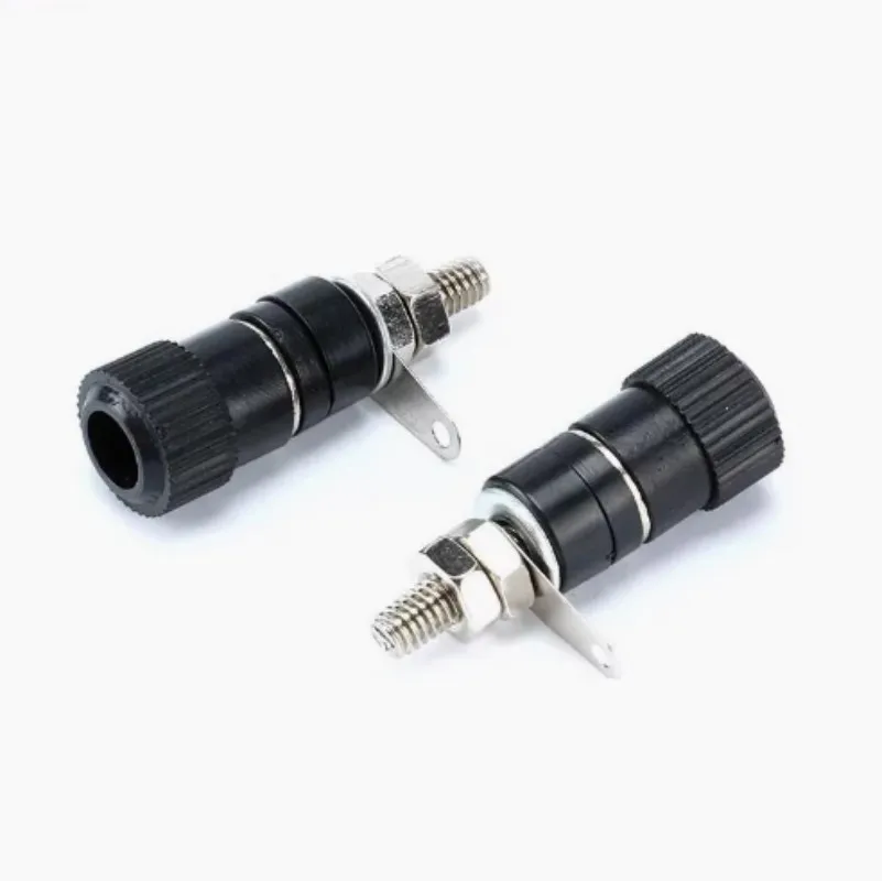 10pcs Terminal Block JS-910B 4mm Amplifier Terminal Connector Binding Post Banana Plug Jack Mount