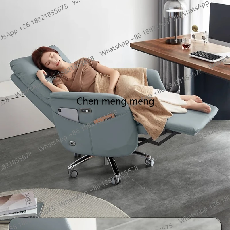 Luxury Modern Office Chair Wheels Nordic Electric Portable Computer Chair Recliner Ergonomic Study Silla Oficina Home Office