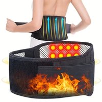 Adjustable Waist Belt Brace Self Heating Magnetic Back Waist Support Belt Lumbar Brace Massage Band