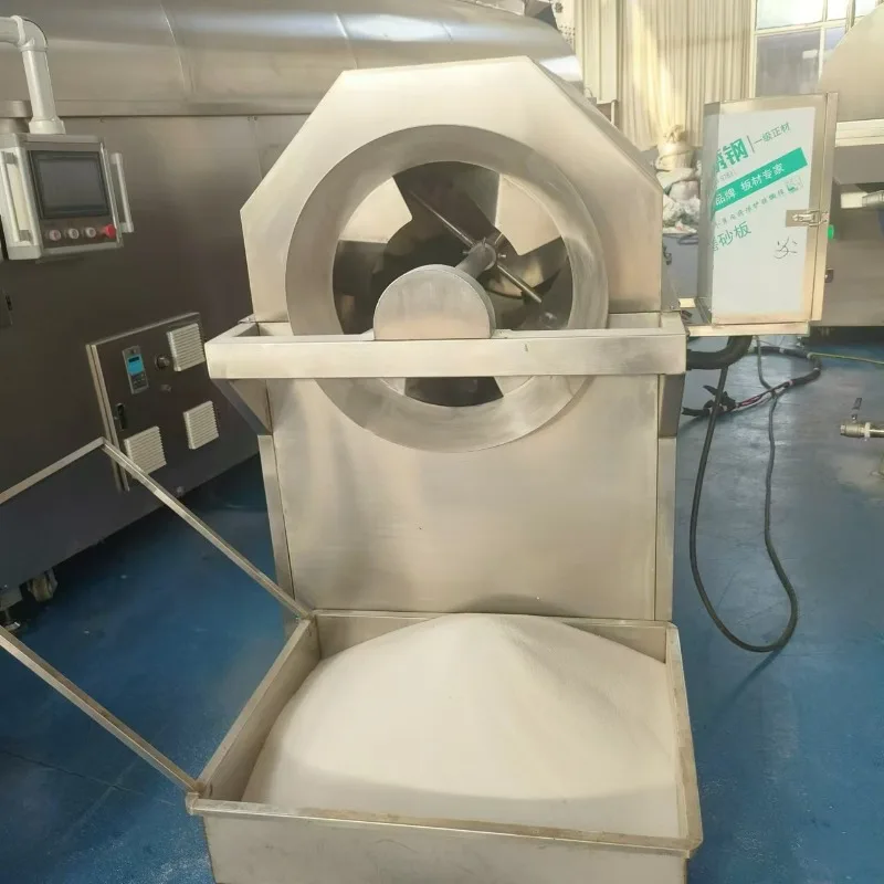 Germ Bran Roller Frying Machine, Wheat Corn Large Electromagnetic Wok 250kg Grain