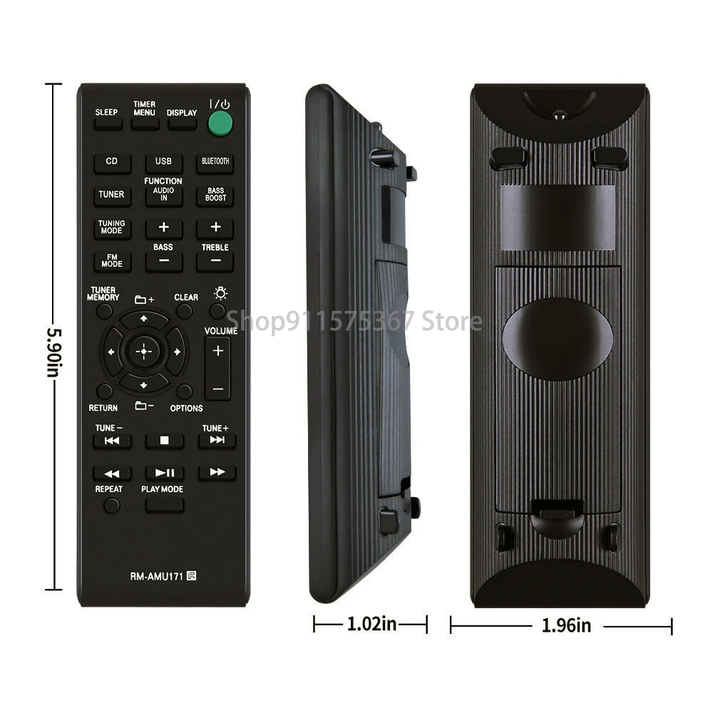 Nowy RM-AMU171 zamienny do systemu Sony Audio zdalnego sterowania HCDSBT100 HCD-SBT100 CMT-BT60