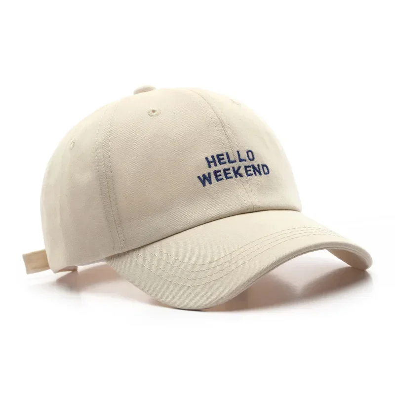 Fashion Letter Baseball Cap For Men Women Embroidered Peaked Hat Cotton Color Duck Tongue Caps Outdoor Sun Visors