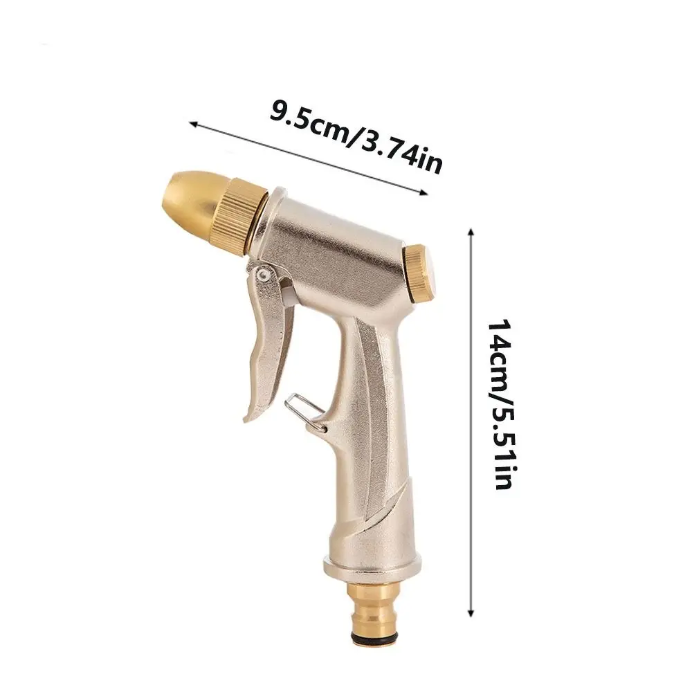 ارتفاع ضغط حديقة رذاذ الماء وسائط رذاذ قابل للتعديل تنظيف قوي خرطوم المياه النفاثة سبائك الألومنيوم كفاءة