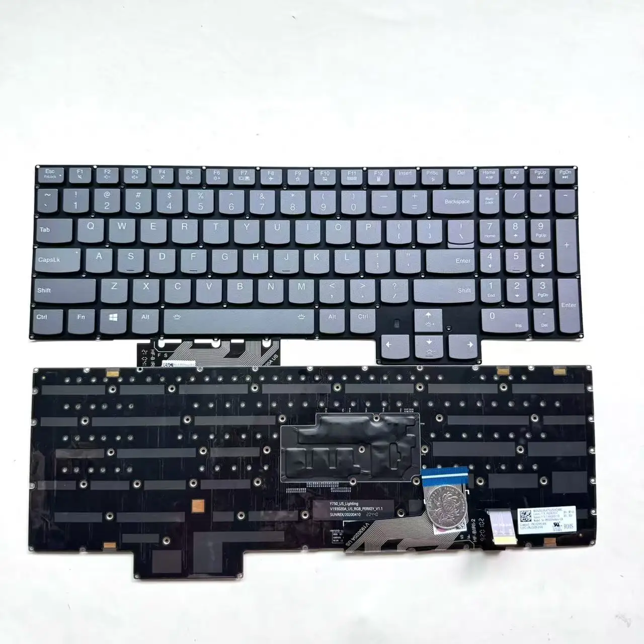 XIN-Russian-US layout RGB Backlit Laptop Keyboard For  Legion 7-15IMH 7-15IMH05 7-15IMHG05 Y750 15IMH Y750-15IMH SN21C10864