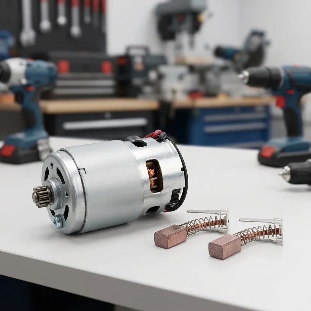 OEM-Spec Carbon Brush Motor Set 160702266N 1607000CZ1 for Bosch GSR180 LI GSB180 LI GSR18V 21 Power Tool Repair