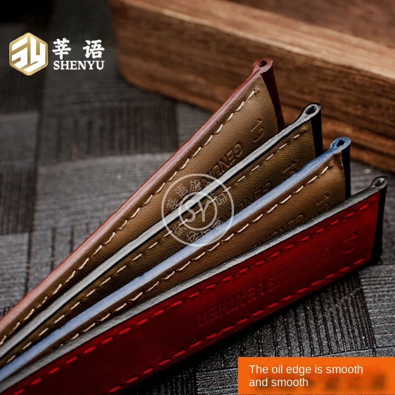 19 мм 20 мм 22 мм для TAG Heuer Carrera MONACO FORMULA 1, мужской кожаный ремешок для часов с бамбуковым узором и складной пряжкой, черный, синий, коричневый