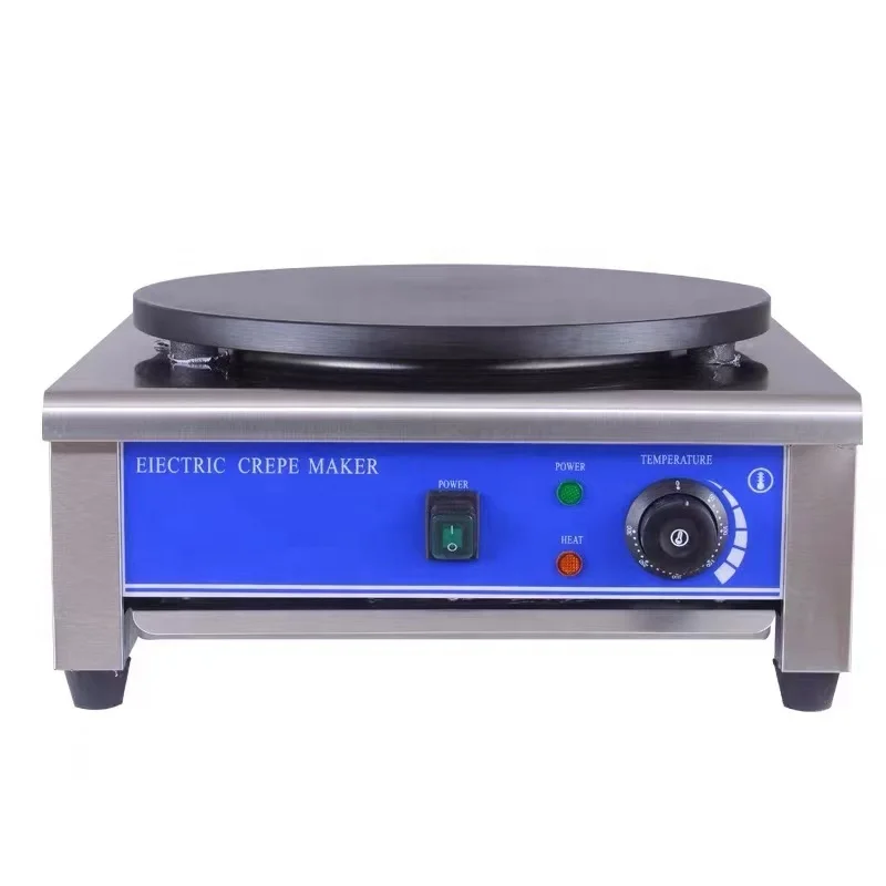 Luxury automatic Stainless Steel crepe machine Electric Crepe Maker pancake machine a crepes Commercial Usage