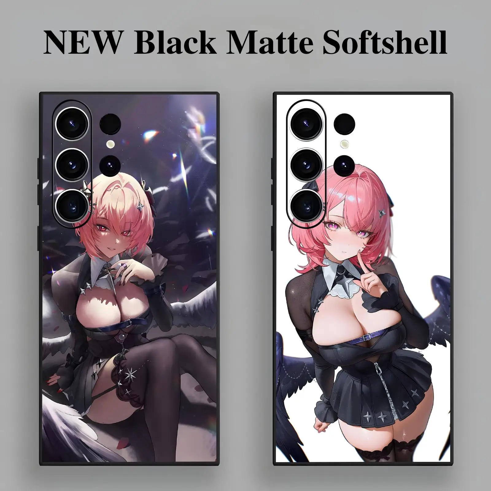 Zenless Zone Zero Remielle Dan Phone Case For Samsung S26 S25 S24 S23 S22 S21 S20 Ultra Note20 Anti-Drop Soft Black Case