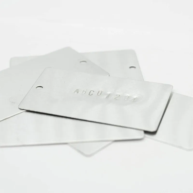 

AT19-Garden Labels For Plants-Metal Plant Tags Aluminum Single Hole Markers-100 Pcs, 3.15X1.8Inch For Nursery For Gardening