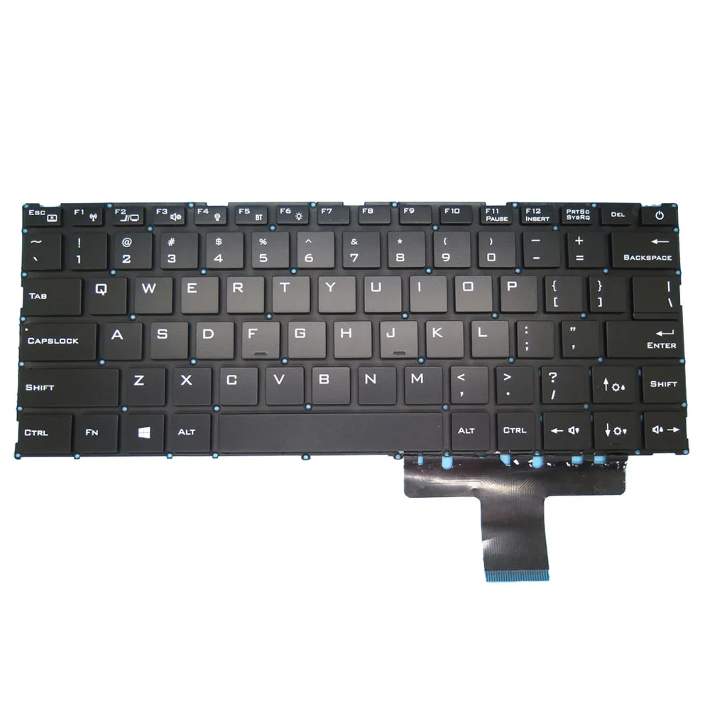 Laptop Keyboard for MECHREVO S1 Pro S3 Pro Black United States US Without Frame No Backlight Film