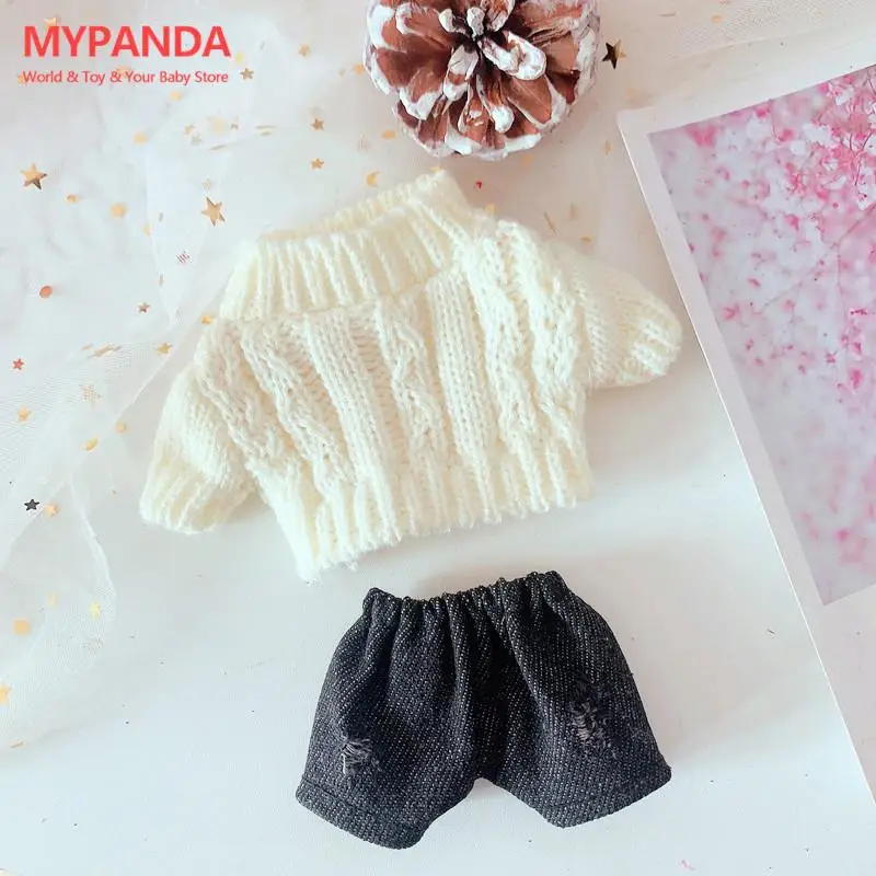 1pc Doll Clothes Accessories For 20cm Idol Dolls Plush Toys Glasses Sweater Shoes Child Kids Toy Birthday Gift