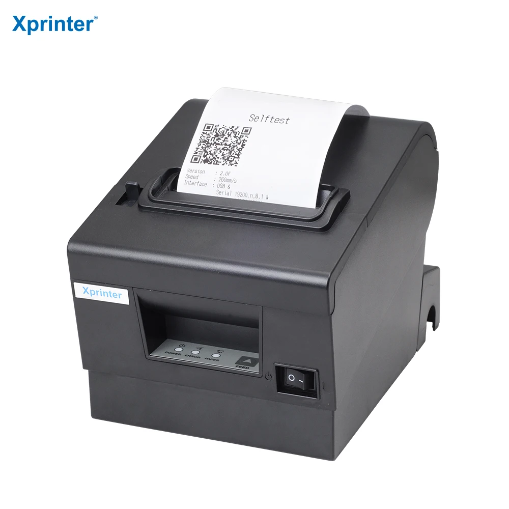 

Xprinter XP-S300H High Speed 300mm/s Thermal Receipt Printer Network Usb Serial Interfaces Inkless Printer Imprimante Thermique
