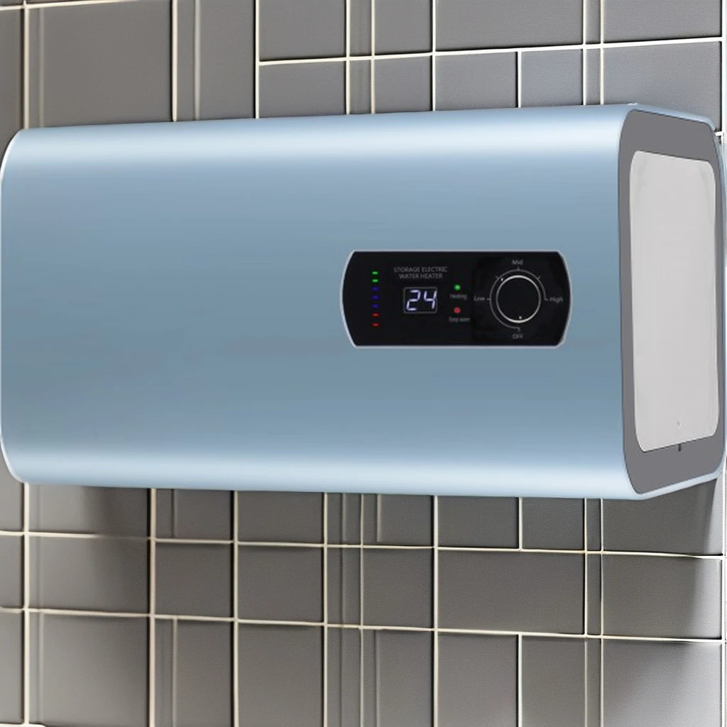 High Quality 8L Tank Storage Electric Water Heater Stainless Steel Plastic Housing Wall Mounted Household Hotel Outdoor Use