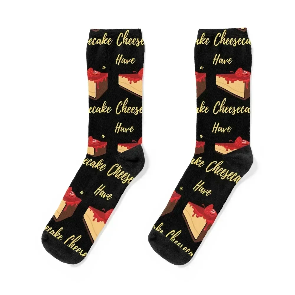 

Cheesecake-Food Socks crazy compression tennis Socks Female Men's