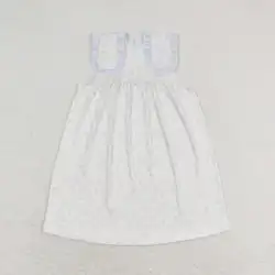 Summer Girls Flower Design Sleeveless Dress Wholesale Fashion Clothing