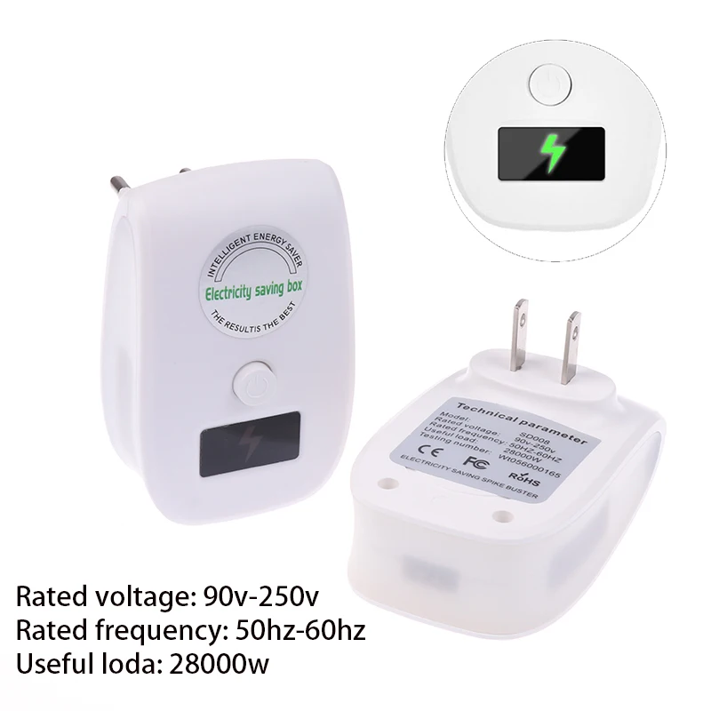 US/EU Electricity Saving Device Upgraded Power Saver Household Energy Saver Box Power Economizer Electric Saver