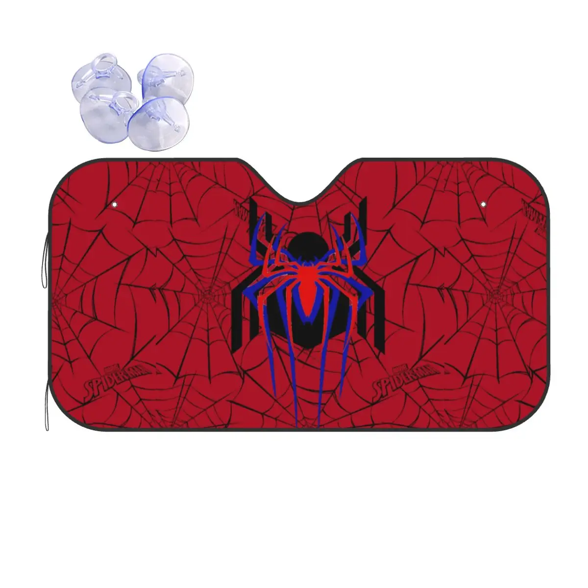 

Custom Spider Man Car Windshield Sunshade Folding Superhero Cartoon Sun Blocker Car Window Shades