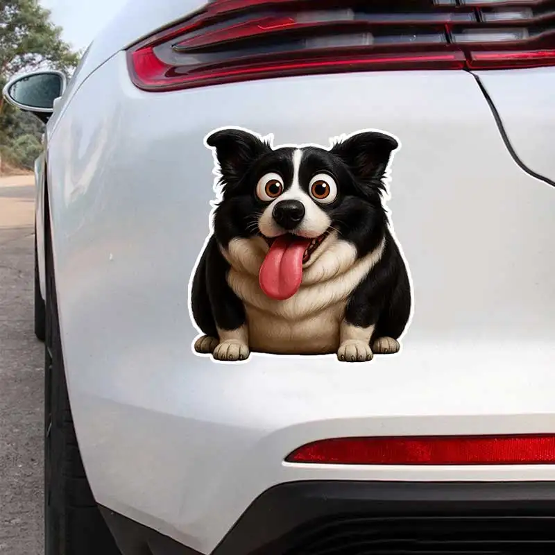 

Funny Shepherd Dog Car Sticker Decal Vinyl Detachable Waterproof Outdoor Car Bumper Window Notebook Computer Decoration Y803