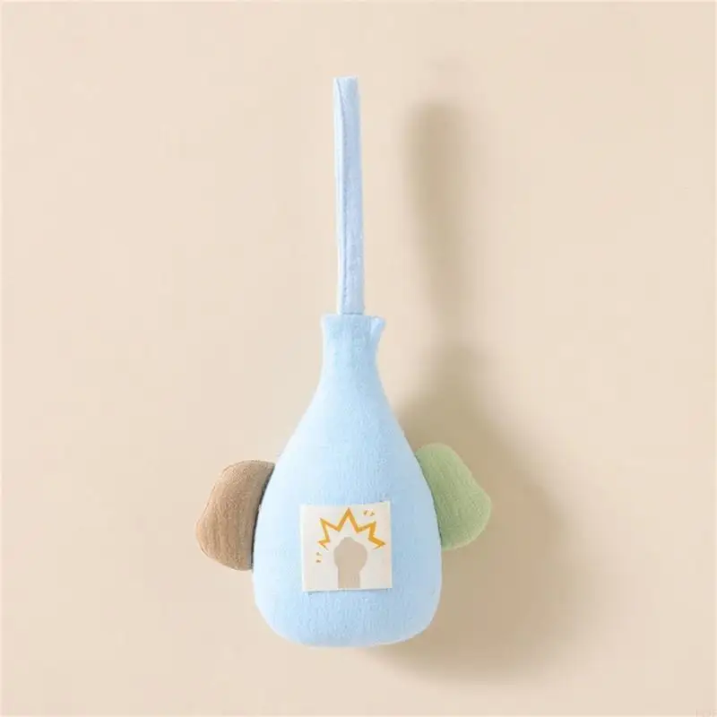 F19F Baby Sensory Toy Auditory Development Hand Hand Doll สำหรับบ้านและการเดินทางทุกวัน
