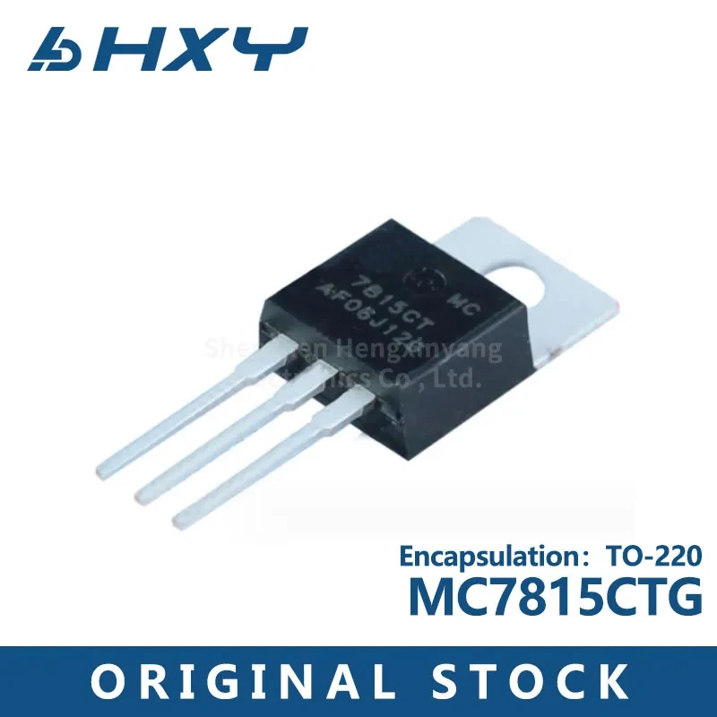 10PCS   MC7815CTG 7815 TO220 1A/15V Linear regulator LDO