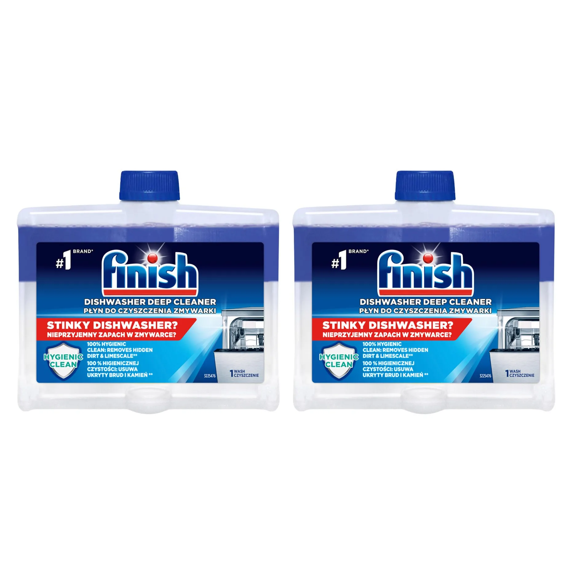 2x Vaatwasmiddel FINISH Regular 250 ml