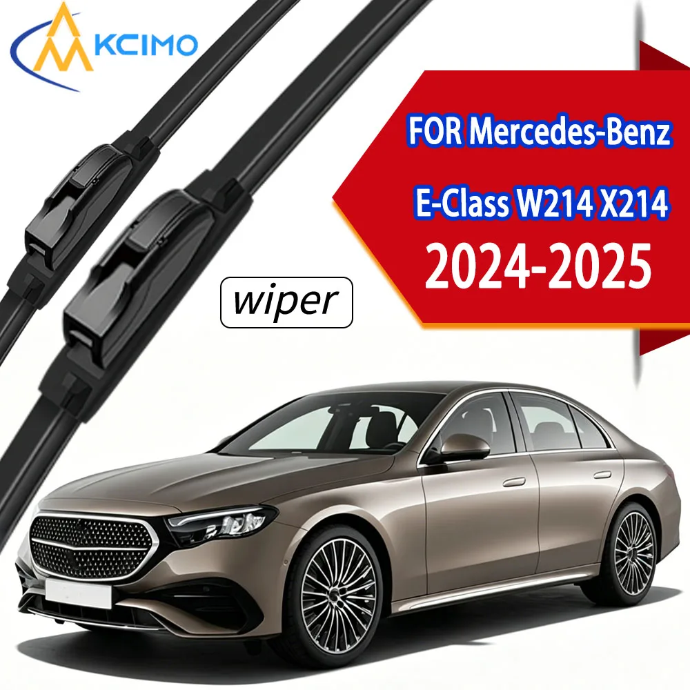 

Premium High-Density Rubber Front Windscreen Wiper Blades Perfect Fit for Mercedes-Benz E-Class W214 X214 2024-2025.