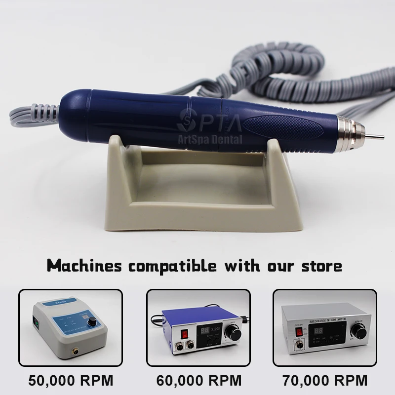 2.35mmHP 70,000 RPM Non-Carbon Brushless Handpiece Dental Electrical Micromotor Polishing Handpieces Drill For Dental Laboratory