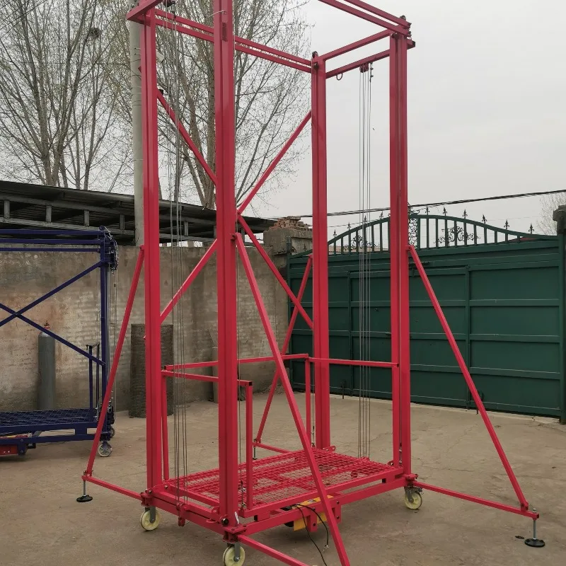 Brand New 6M Electric Scaffolding Lift Foldable Platform for Construction Site Industrial Lifting Hoist for Mining Hoist