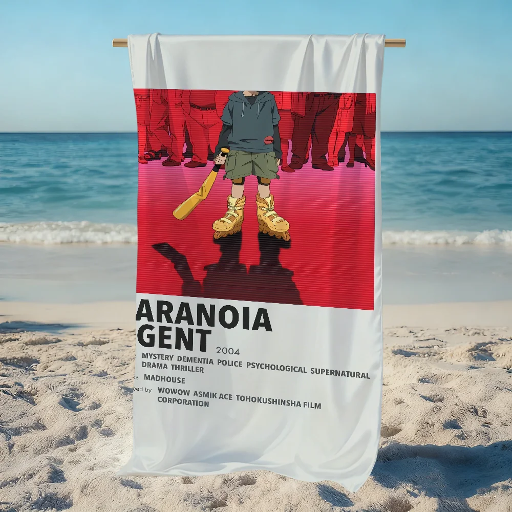 P-paranoia anime A-agent Towel Beach Quick Dry Soft Pool Towels Gift for Travel Gym Shower Camping sports