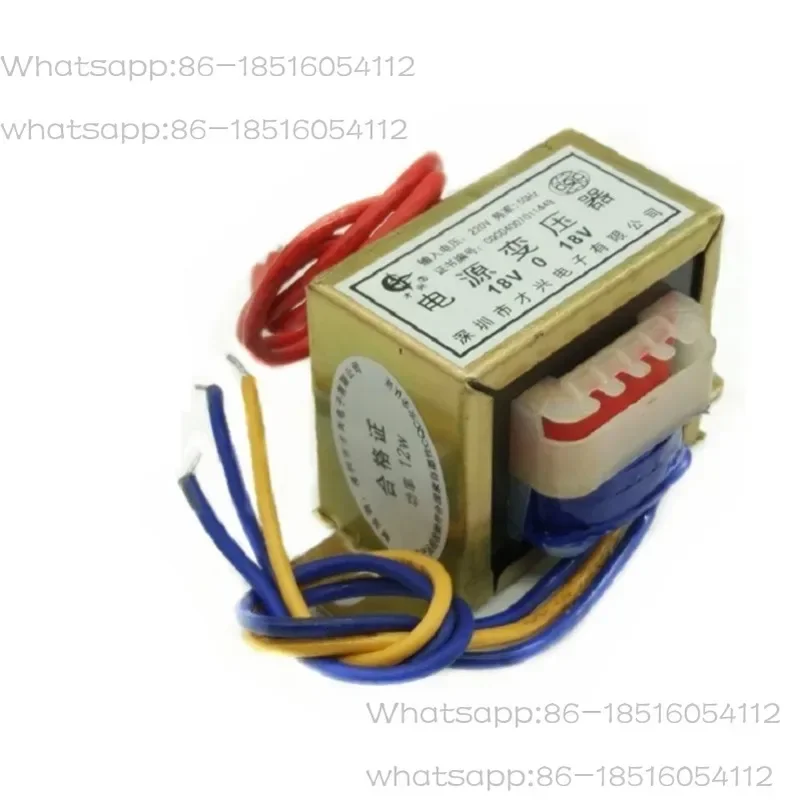 Transformador De Potencia Tipo EI48 X 26, 12W, DB-12VA, 220V A Doble 18V, 18V X 2, 18V-0-18V