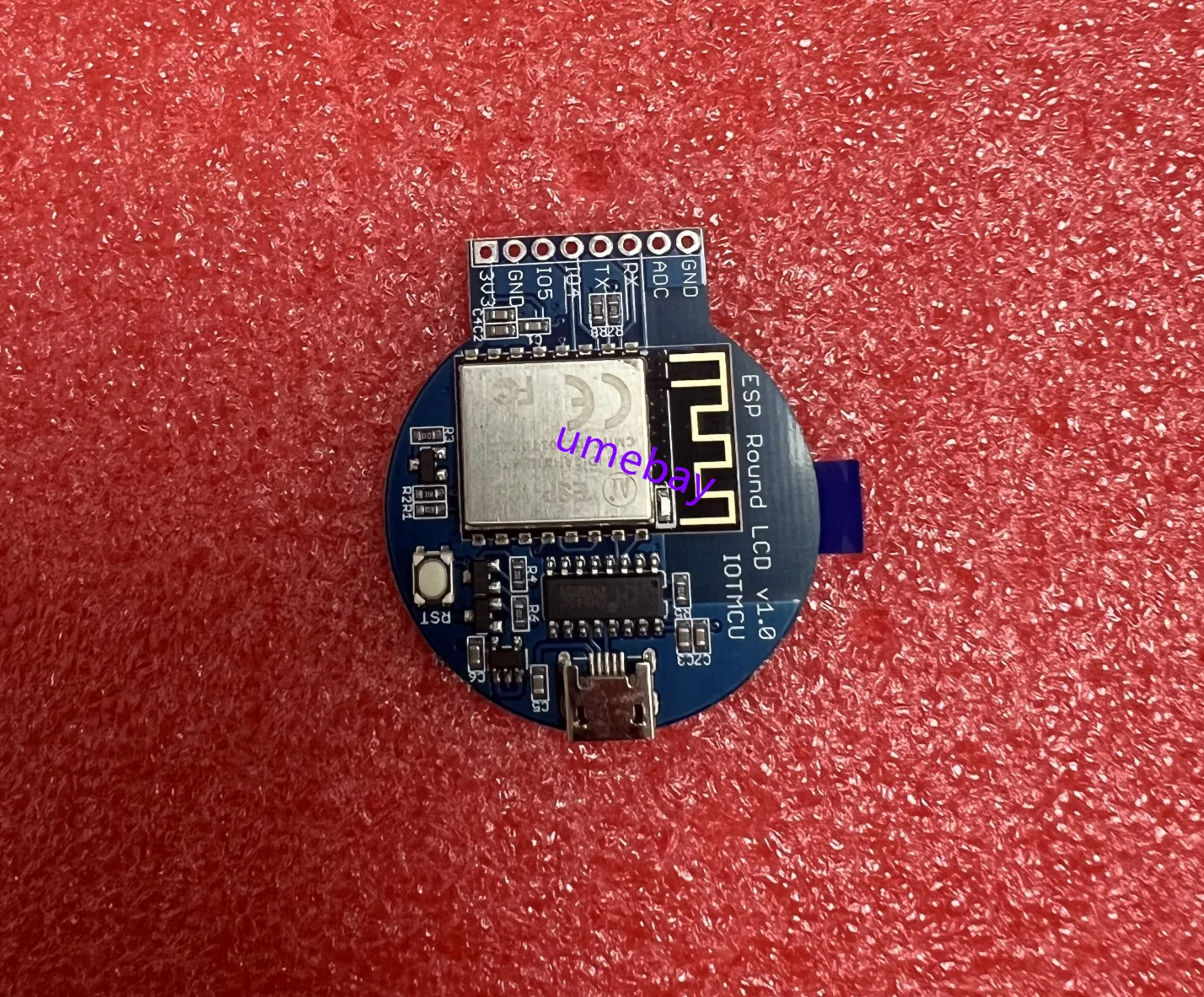 1pcs / ESP8266 TFT development board 1.28-inch circular TFT color display module IPS high-definition LCD expansion board