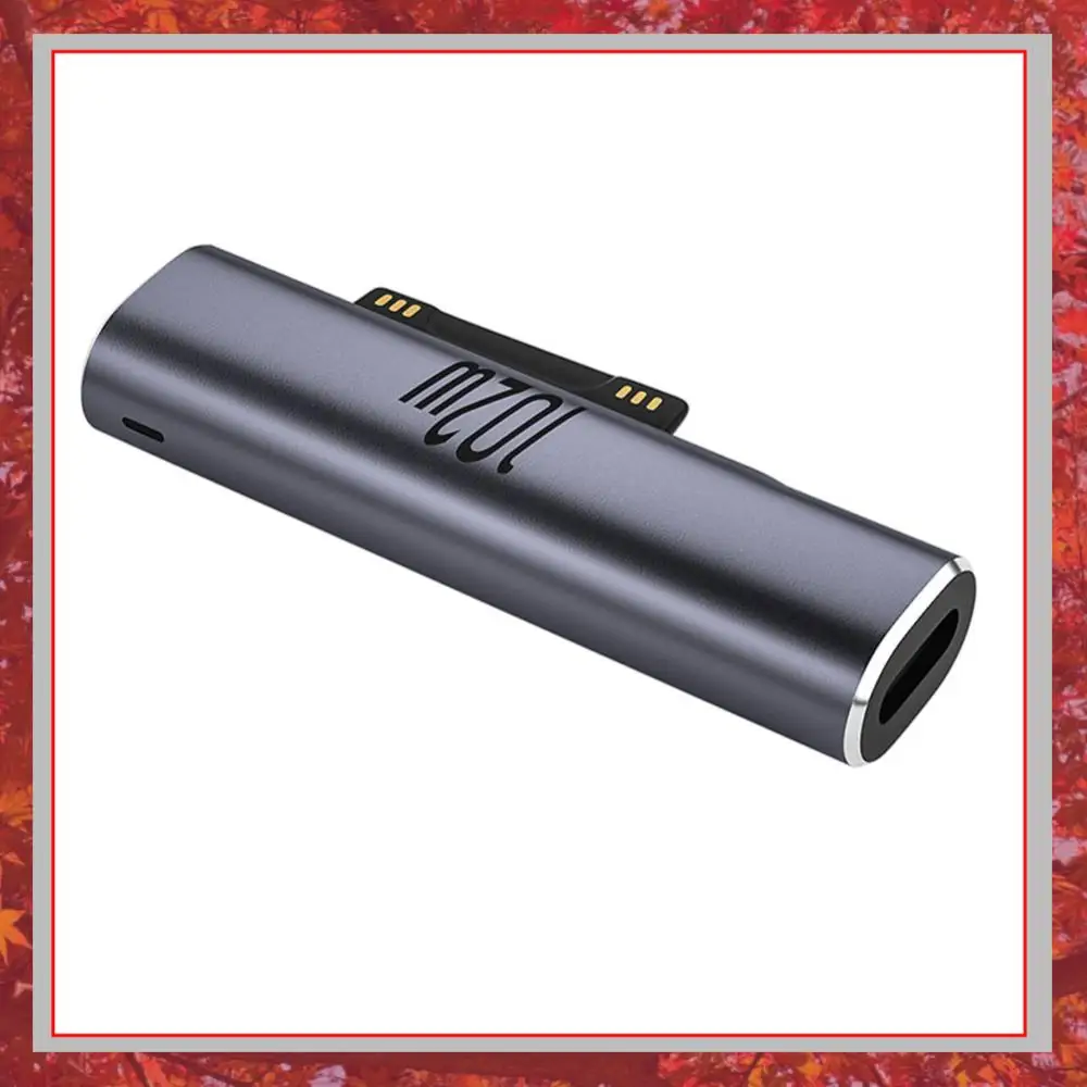 For Microsoft Surface Pro X 8 7 6 5 4 3 Go Book to USB Type C PD Adapter 65W 15V 3A Fast Charging Plug Converter Charger Adapter