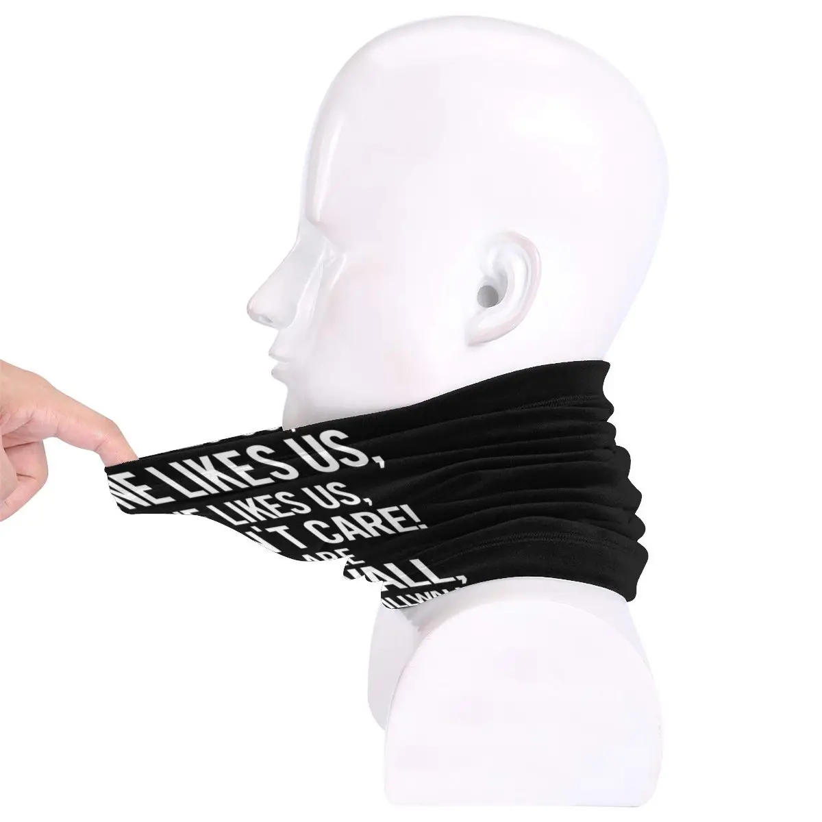 Niemand Houdt Van Ons, We Niet Schelen (Millwall) Microfiber Neck Gaiter Bandana Sjaal Zachte Half Masker Multifunctionele