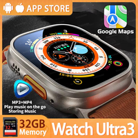 Fashion NEW DT Ultra 3 Smart Watch 32GB Google Map Video Player Chat GPT Bluetooth Call APP Store NFC Smart AI Voice Sport Watch