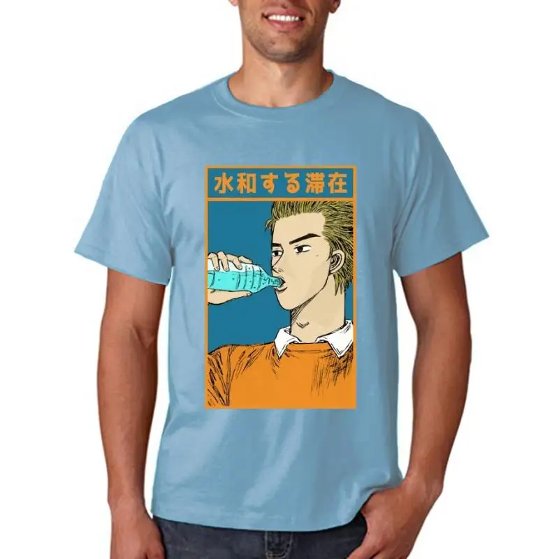 Title: Initial D - Keisuke Takahashi 'Stay Hydrated' T shirt initial d keisuke takahashi project d akagi redsuns manga