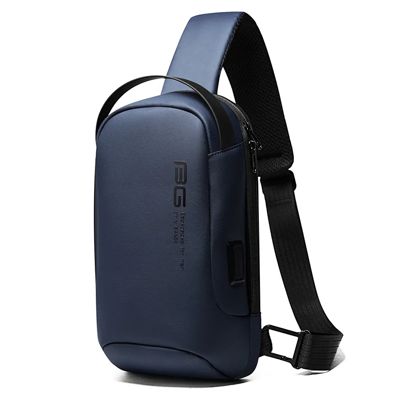 Imagem -04 - Bange-bolsa Multifuncional de Ombro Crossbody Masculina Bolsas Mensageiro Impermeável Viagem Curta Bolsa Peito Masculino 2023