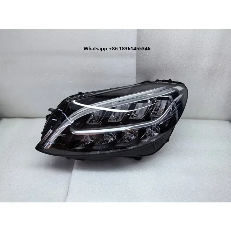 

Подходит для фар C-Class 2019-2022 W205, фары C200 C260, полный светодиодный комплект фар, оригинальная фара W205.