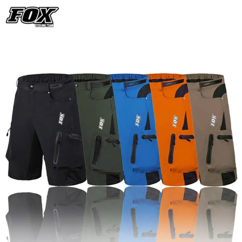 

Bicycle Pants Men MTB Cycling Shorts FOX Cycling Team Motorcycle Waterproof Clothing Mountain Bike Trousers Cuissard Vtt Hommes