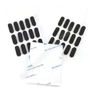 Alfombrilla ovalada de goma de silicona autoadhesiva antideslizante, 10 piezas, equipo oblongo para armario, almohadilla para pies a prueba de golpes, protectores de suelo de 3-9mm de ancho